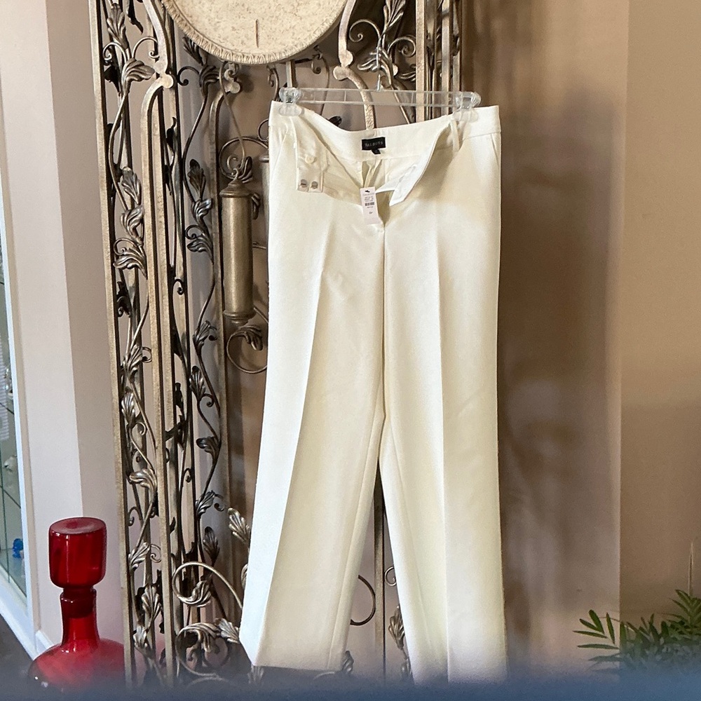 Talbots Cream Women's Boot Cut Pants